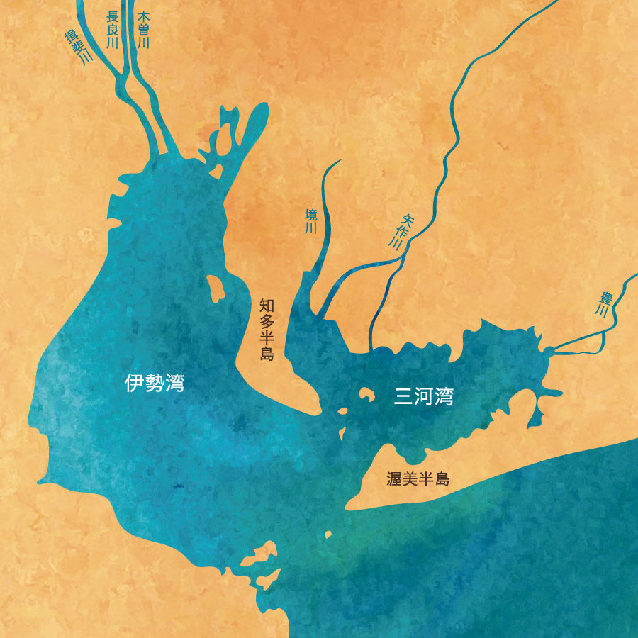 伊勢湾・三河湾 地図